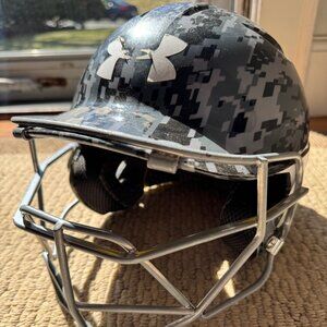 Under Armour Baseball/Teeball/Softbal: Batting Helmet w/face guard 5 7/8 - 6 3/4